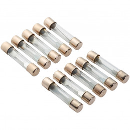 Glass fuses - 10A 6.3x32